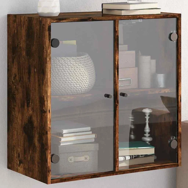 MOBILE PORTA TV a Parete Rovere Marrone in Legno Multistrato vidaXL EUR 161,99 - IT