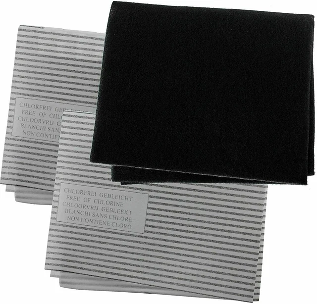 Cooker Hood Filter Carbon Grease Extractor Fan Vent Kit Filters x 3