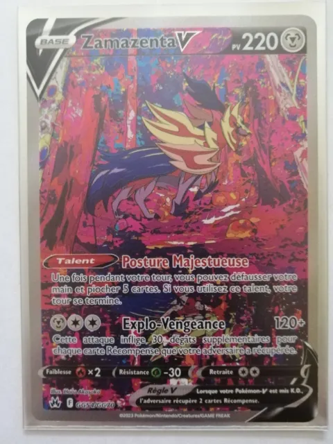 Carte Pokémon ZAMAZENTA V EB12. 5 ZENITH SUPREME GG54/GG70 NEUVE VF