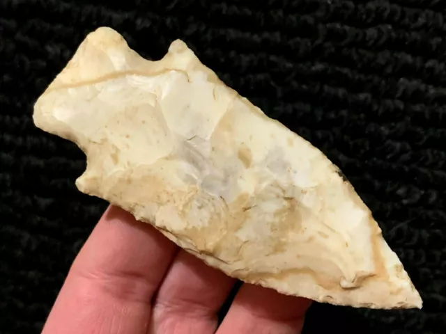 Exceptional Etley Point Saline, Missouri Authentic Arrowhead Indian Artifact B39