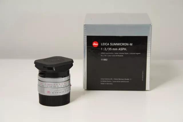 Leica Summicron 35mm F/2 ASPH 11882 argenté / silver