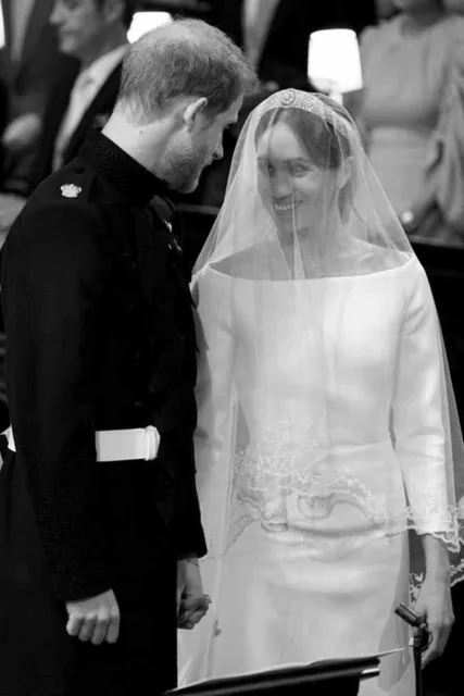 Prince Harry Meghan Markle royal wedding Windsor photograph picture print