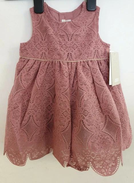 BABY GIRLS MAMAS & Papas Purple Lacy Dress Age 3-6 Months 2.00 - PicClick  UK