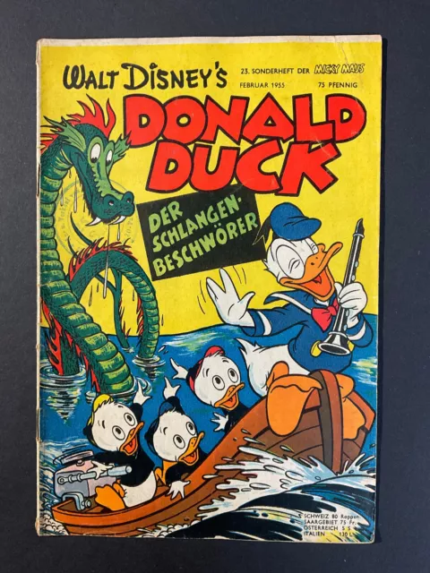 23. Sonderheft der MICKY MAUS, 1955, Donald der Schlangenbeschwörer, CARL BARKS