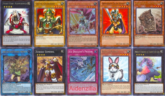 YUGIOH CELTIC GUARDIAN Warrior Deck - Obnoxious Guard of Noble Arms $29.00  - PicClick