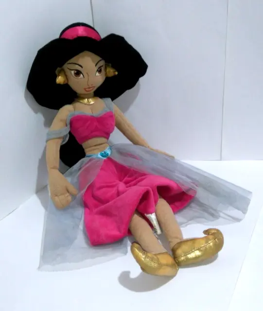 From Aladdin Disney Store Princess Jasmine Plush Soft Toy Female Figure Doll
