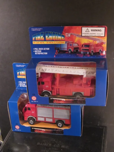New Old Stock FIRE ENGINE LOT 12 of Each Design Flea Market or Gifts  24 Pieces