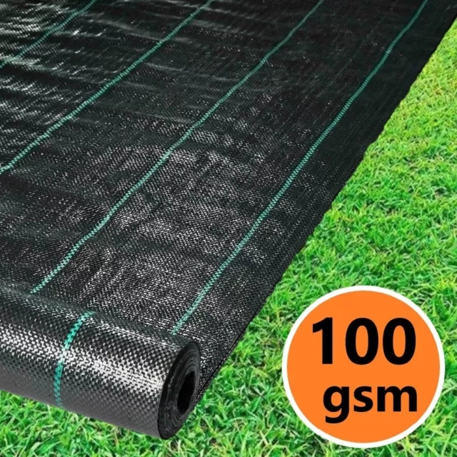Heavy Duty Weed Control Fabric Anti Weed Membrane Barrier Garden Ground Sheet