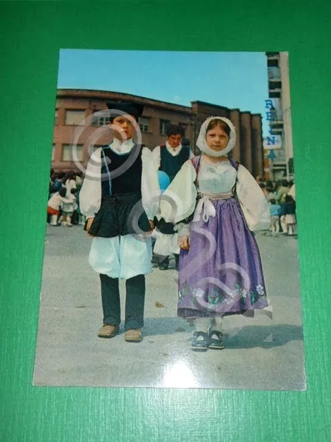 Cartolina La Cavalcata Sarda - Sassari - Costumi di Bono 1965 ca.