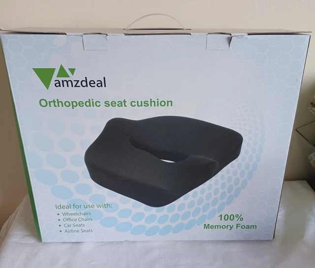 Orthopädisches Memory Foam Sitzkissen für Bürostuhl, Rollstuhl, Autositz,...