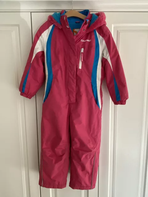 Girls Campri Snowsuit, Ski Suit, Age 5-6, Good Condition