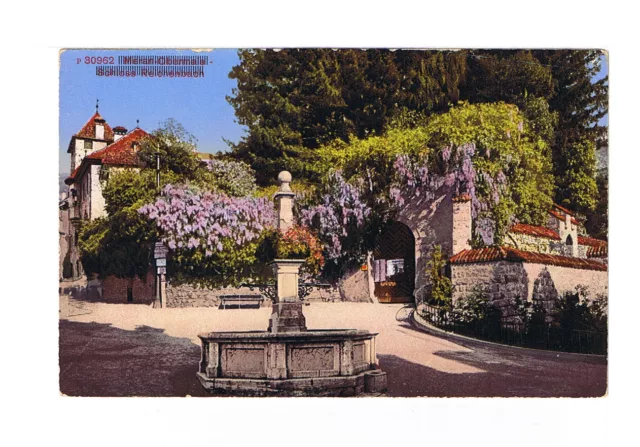 1 Cartolina Meran Obermais Schloss Reichenbach Merano Südtirol Non Viaggiata