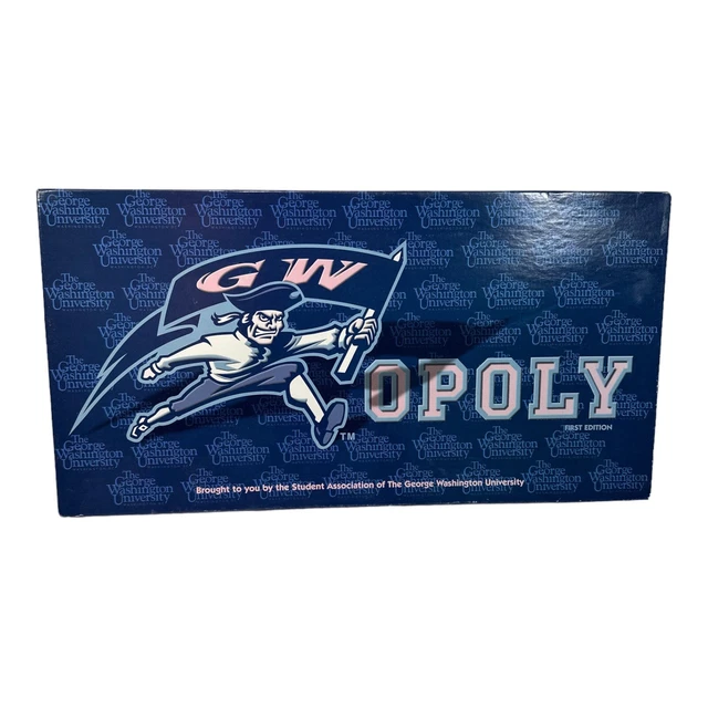 G W Opoly Monopoly Game George Washington University “Unplayed”