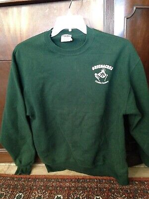 greenacres christian academy green Sweatshirt Size Large By Jerzees