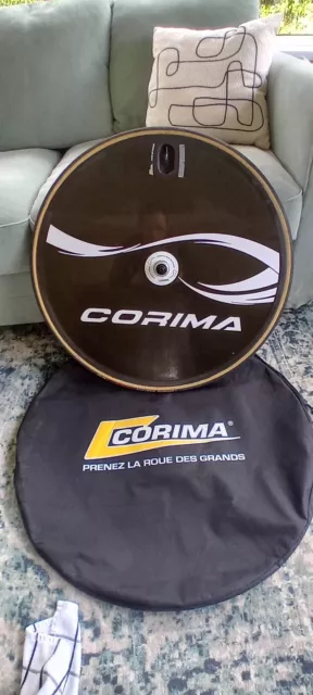 Corima rear carbon disc wheel, (tubular)