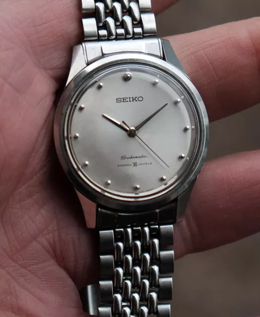 OROLOGIO DA POLSO VINTAGE 1964 SEIKO SEIKOMATIC 30jwl Automatico GWO 6201 Nuovo Cond