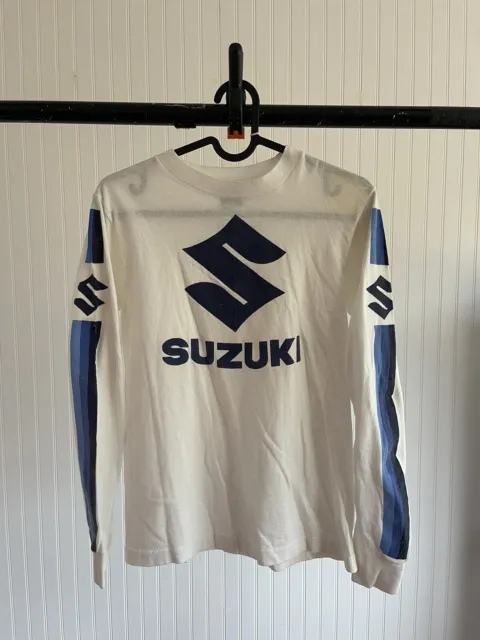 70s Suzuki Motocross Jersey S Rare Vintage Hoods Claremont 
