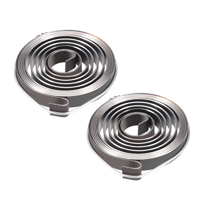 2Pcs Perce Pousser Ressort Retour Bobine Ressort Assemblage 1540mm 54x8x0.8mm