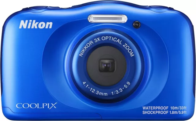 [ près De Mint ] Nikon Coolpix W100 Appareil Photo Numérique Bleu Japon (N537)