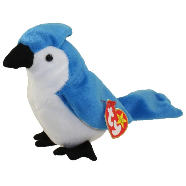 TY Beanie Baby - ROCKET the BlueJay Bird (5.5 inch) - MWMTs Stuffed Animal Toy