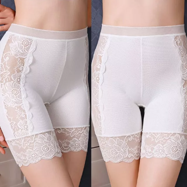 Seamless Safety Short Pants Lace High-waisted Leggings  Woman
