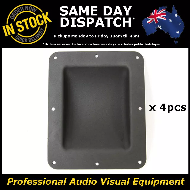 4 x Castor Road Case Stacking Dish Steel Road Flight Case Roadcase Flightcase