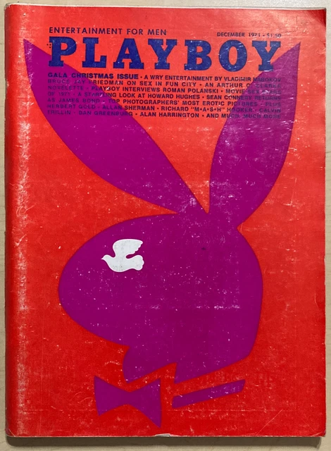 PLAYBOY DECEMBER 1971 Karen Christy Roman Polanski Sean Connery Raquel