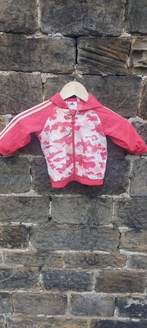 Baby girls Adidas tracksuit top 3 to 6 months