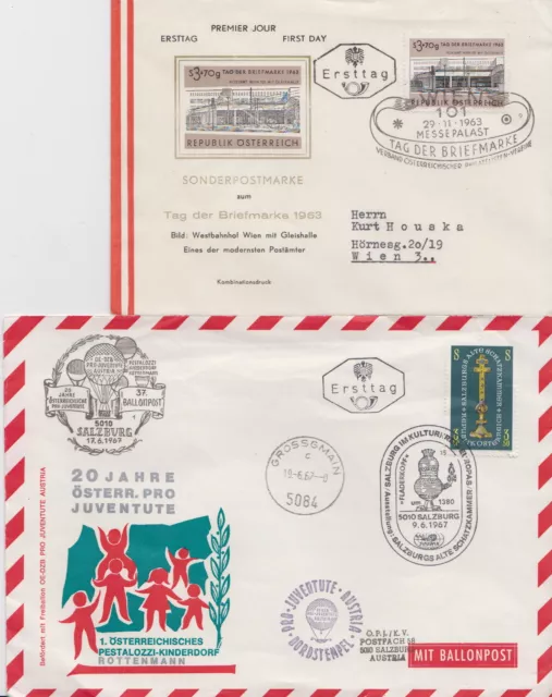 Lot von 24 Exponaten Österreich : Konvolut aus Nachlass Sammlung Briefmarken