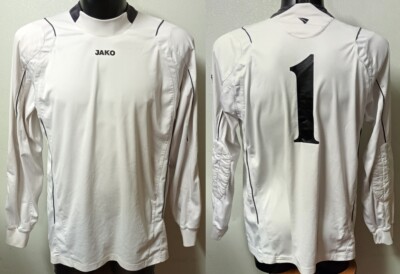 Biemme MAGLIA PORTIERE BIEMME AZZURRO GRIGIO NERO TG.XS  GOMITI IMBOTTITI NUMERO  1 