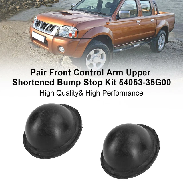 PAIR FRONT CONTROL Arm Upper Shortened Bump Stop Kit pour Navara D22
