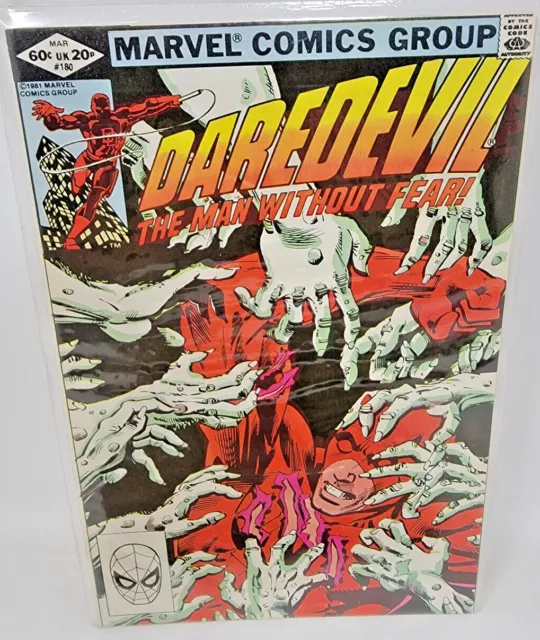 Daredevil #180 Elektra & Kingpin Appearance *1982* 8.5