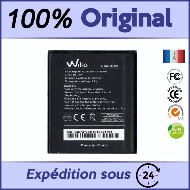 Batterie 100% Neuve Pour Wiko Rainbow Jam 3G / Lite 4G / Barry / Boom -/ Rainbow