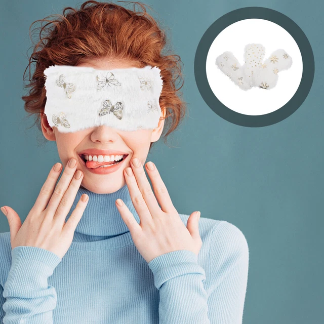 3pcs tragbare schlafende Auge Deckung leichte Augenmasken Plüsch