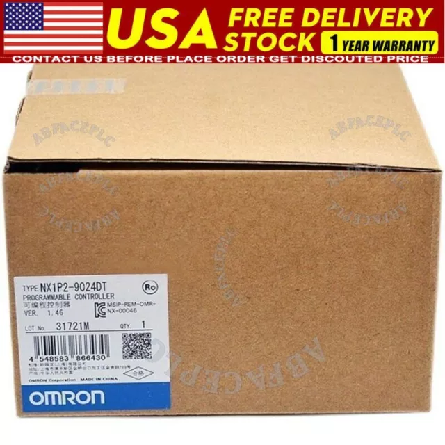 1PC Omron NX1P2-9024DT PLC Module NX1P29024DT New In Box Expedited Shipping