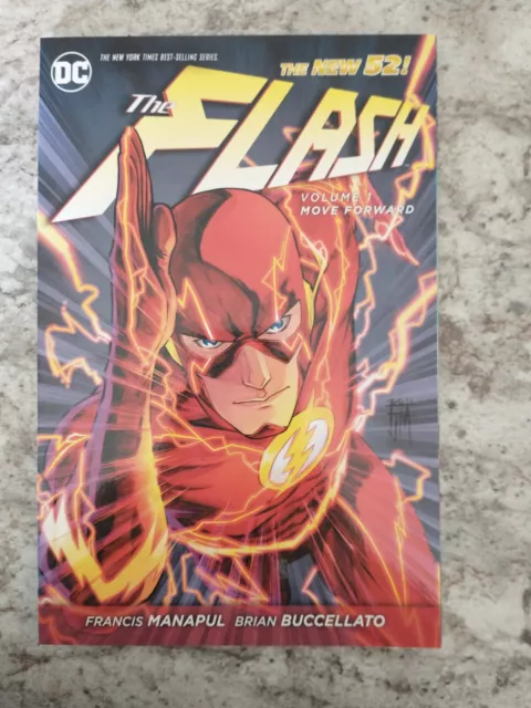 The Flash Vol 1 Move Forward TPB Graphic Novel DC Comics Manapul NM