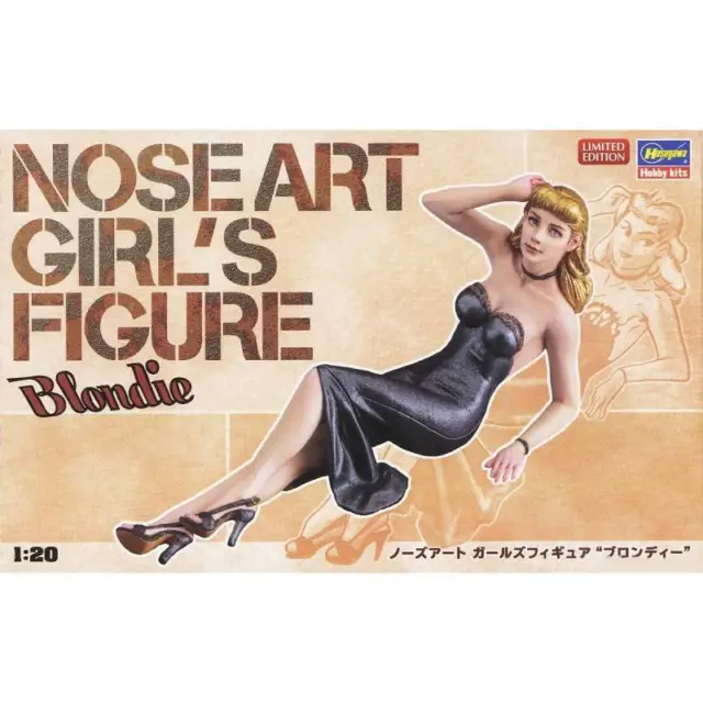 Nose Art Girls Figure Blondiemaquette Figurine Nose Art Girls Figure Blondie Has