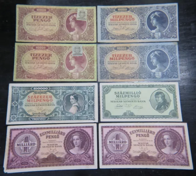 Hungary Pengo World Currency Banknote Collection Wwii Era Magyar Nemzeti 🌈⭐🌈