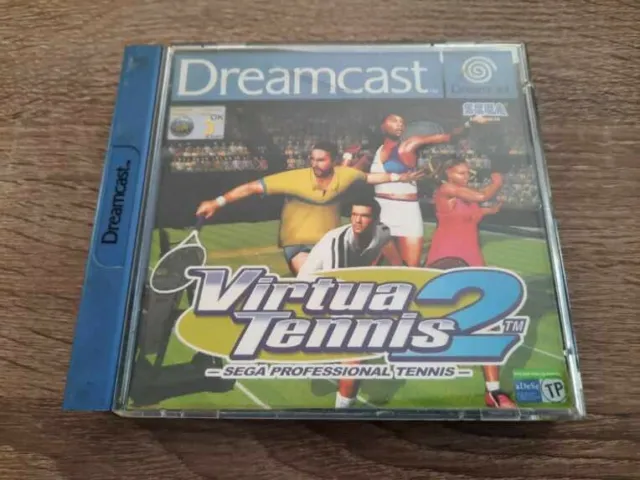 Jeu Dreamcast " Virtua Tennis 2 " Etat du Boîtier Très Moyen - DREAMCAST - SEGA