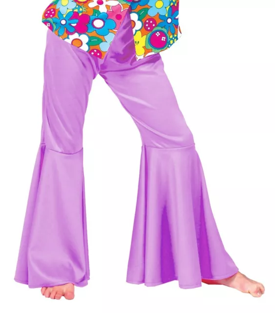 Hippie Pantalones de Campana para Niños - Púrpura