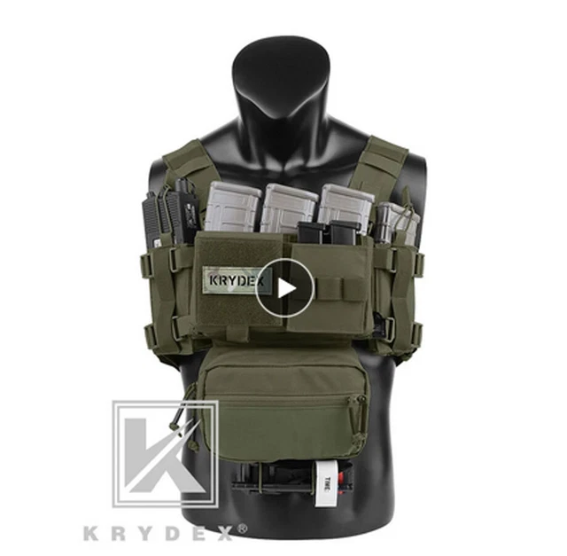 KRYDEX MK3 Tactical Chest Rig Mini Spiritus style Airsoft Hunting Ves.t Military