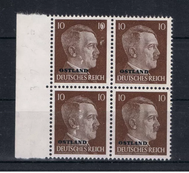Deutsche Besetzungsausgaben Ostland Michel Nr. 19 ohne Gummierung