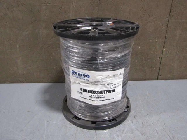 Remee Plenum Cable 100 Ft Black PN: 643619072367