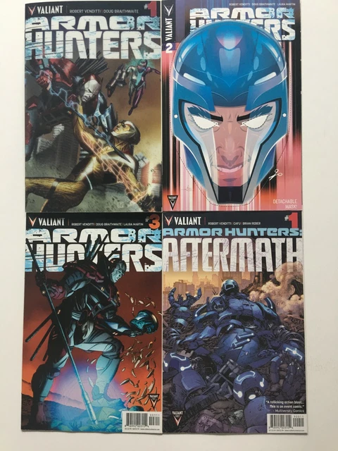 Armor Hunters Lot of 4 books#1, 2, 3 & Aftermath #1