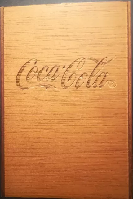 Coca Cola Collection - Porta Tovaglioli Da Bar In Legno - Rarita' Vintage