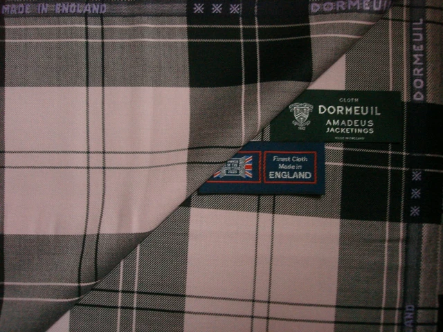 90% SUPERFINE LAINE +10% Polyamide Convenant Tissu Fabriqué en Angleterre=2.4 M EUR 60,30 - FR