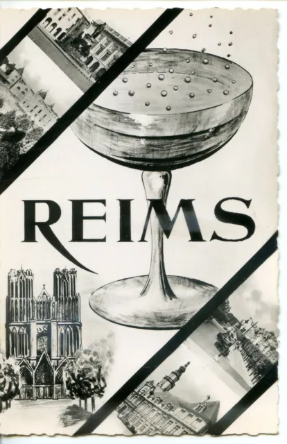 Cpsm -  51 - Reims - - Souvenir De Reims