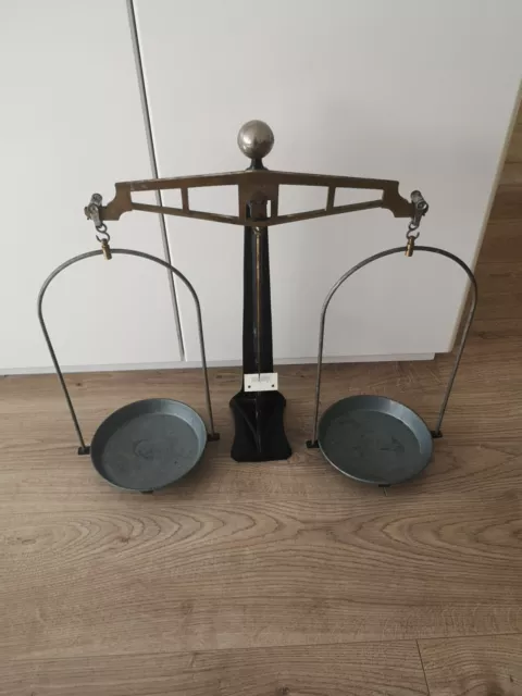 Antik Apothekerwaage    Goldwaage, Feinwaage, , Balkenwaage, Mesing,metall