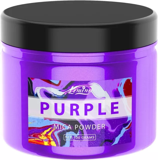Mica Powder Pure - 100g Pearl Epoxy Resin Color Pigment Cosmetic Grade Slime Dye