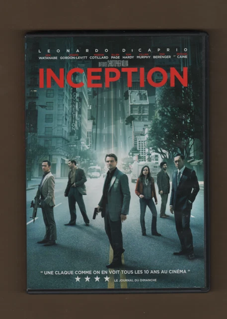 DVD 'INCEPTION' MICHAEL CAINE Marion COTILLARD Leonardo DiCAPRIO ...